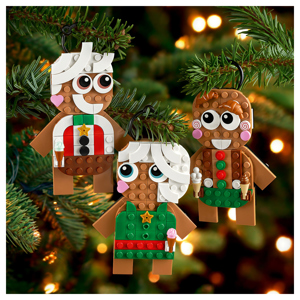 Lego Gingerbread Ornaments 40642